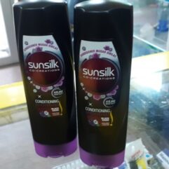 SUNSILK SHAMPO BOTOL BLACK CONDITIONING SMOOTHIES 170ml