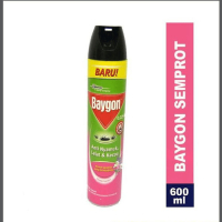 BAYGON ANTI NYAMUK DAN KECOA PINK 600ML 8998899995090