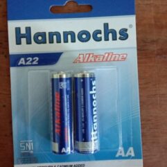 Baterai Hannochs Alkaline Ukuran AA (isi 2) 6950472900015