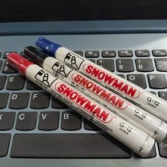 Spidol Snowman Permanent Marker BIRU 4970129726531